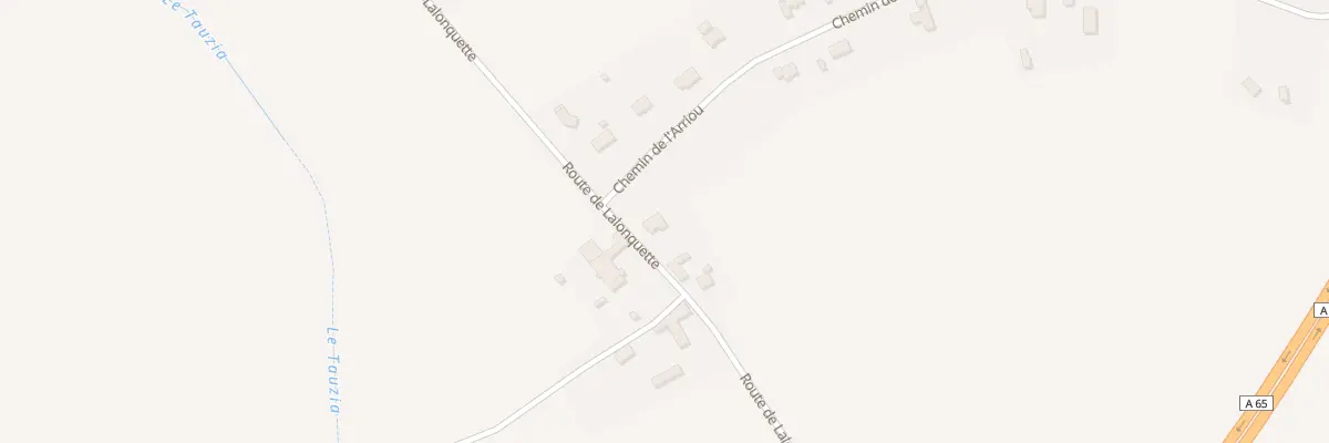 Plan du 10 Rte de Lalonquette à Miossens-Lanusse