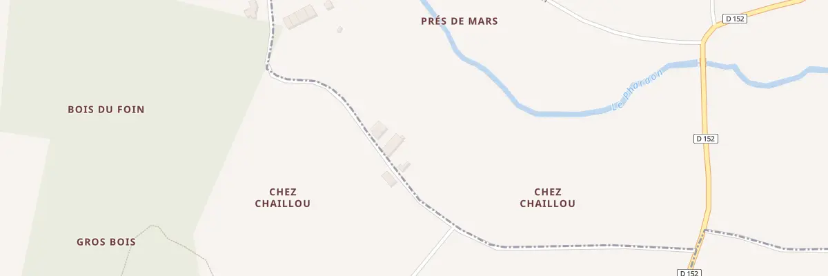 Plan du 5023 Chez Chaillou à Mortiers
