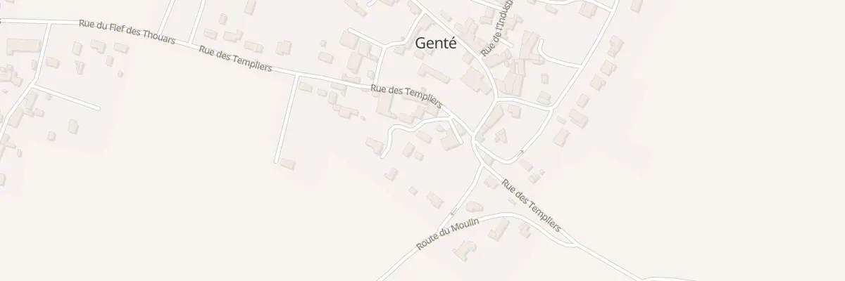 Plan du 1 Imp des Pins à Genté