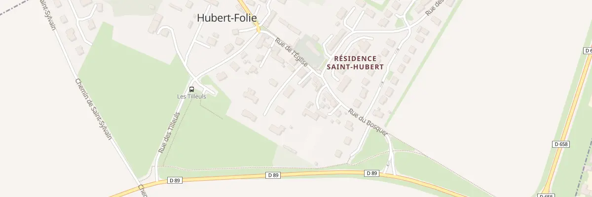 Plan du 14 Rue de l’Eglise Hubert-Folie à Castine-en-Plaine