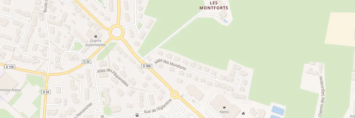 Plan du 5 All des Montforts à Sablé-sur-Sarthe