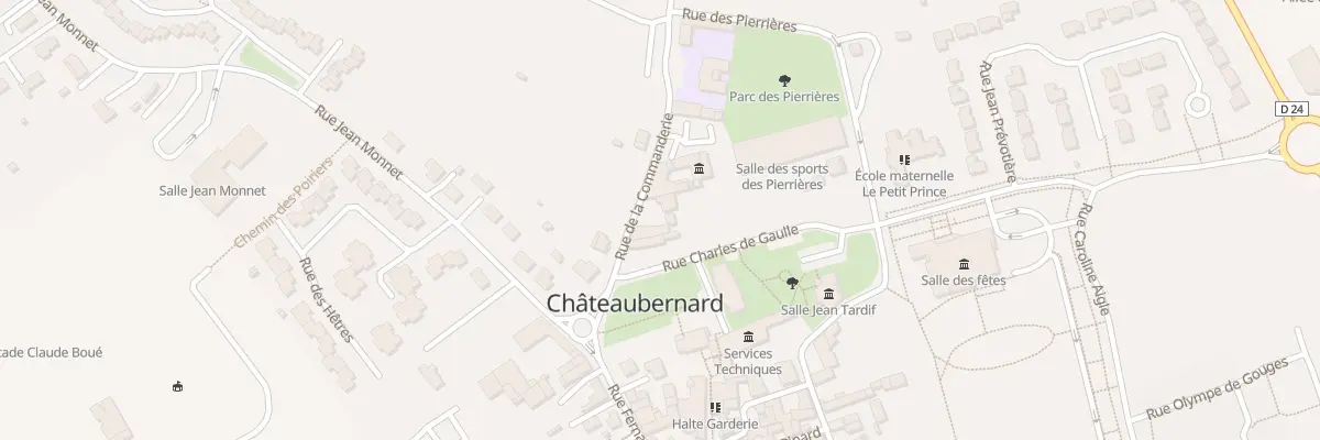 Plan du 8 Rue de la Commanderie à Châteaubernard