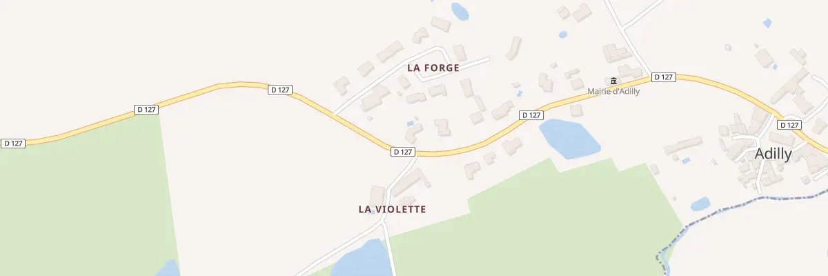 Plan du 16 Rue des Violettes à Adilly