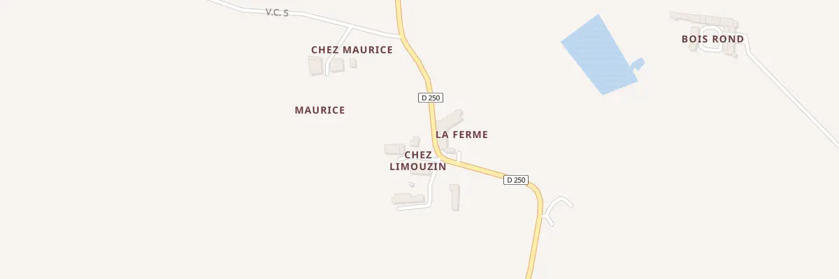 Plan du 7 Chez Limousin à Saint-Ciers-Champagne