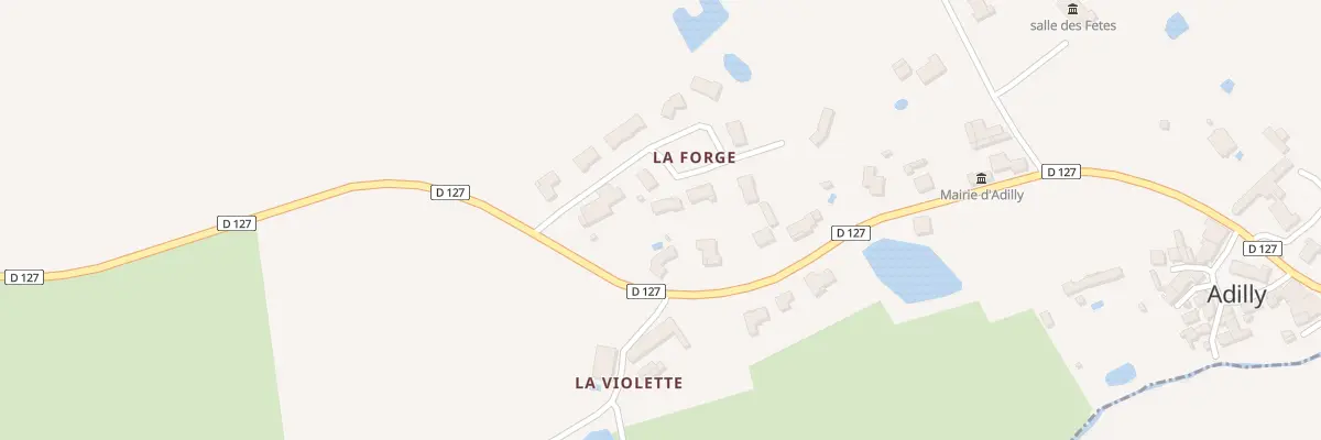 Plan du 9 Rue des Mûriers à Adilly