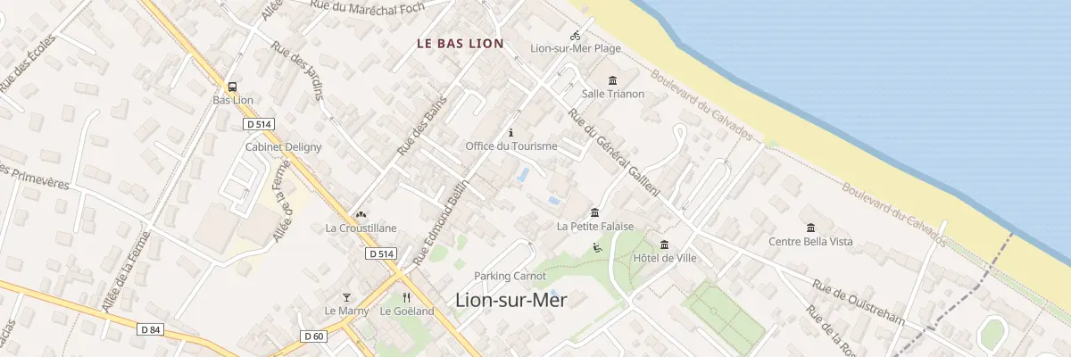 Plan du 26 Rue Edmond Bellin à Lion-sur-Mer