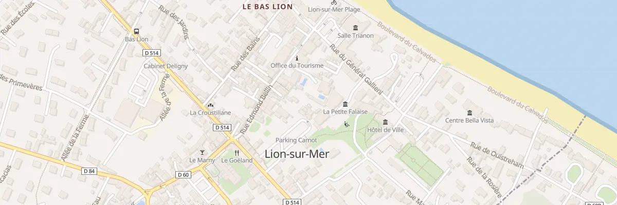 Plan du 18 Rue Edmond Bellin à Lion-sur-Mer