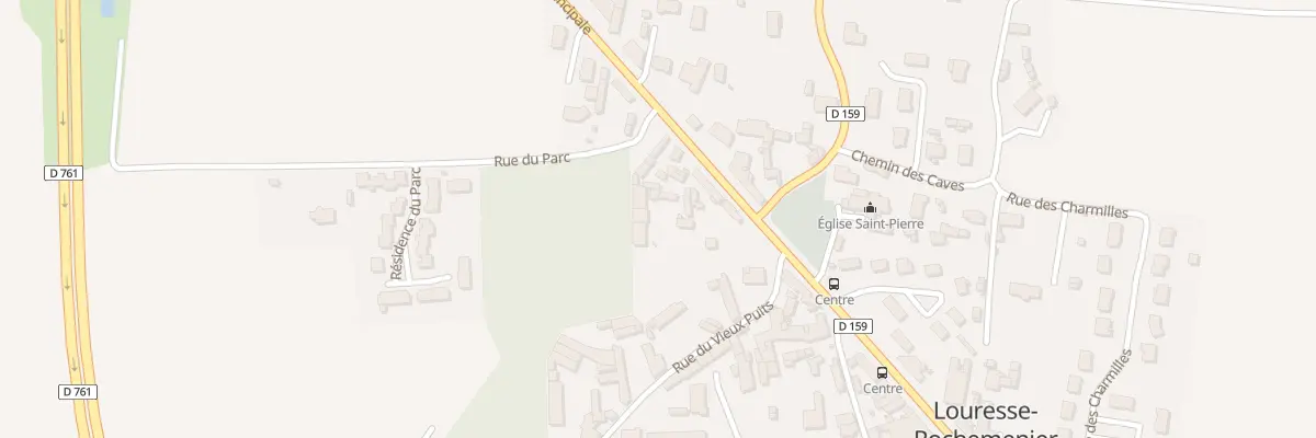 Plan du 5065 Le Bourg à Louresse-Rochemenier