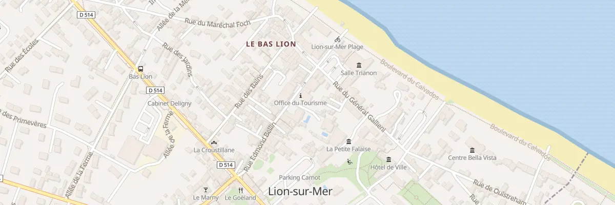 Plan du 32 Rue Edmond Bellin à Lion-sur-Mer