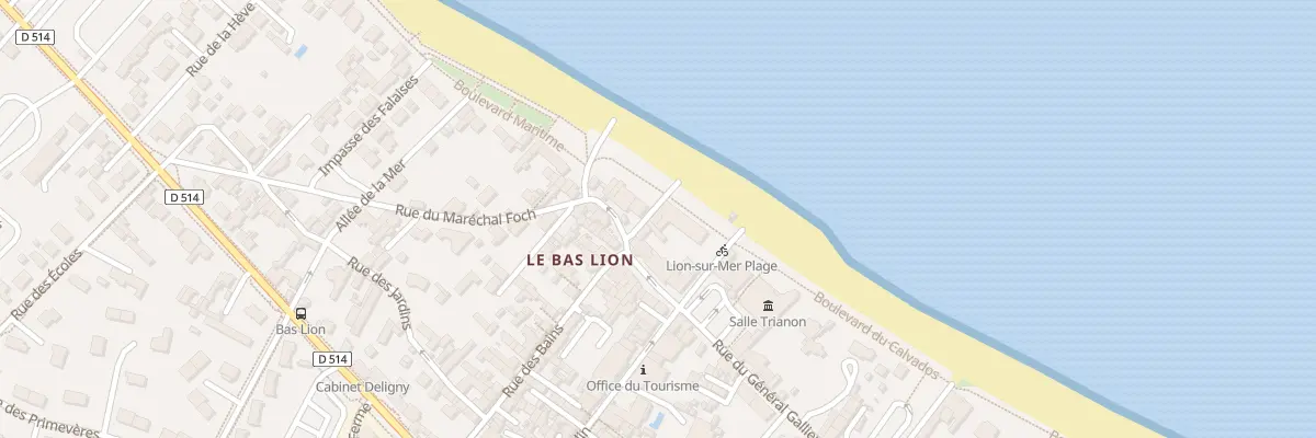 Plan du 3 Bd Maritime à Lion-sur-Mer