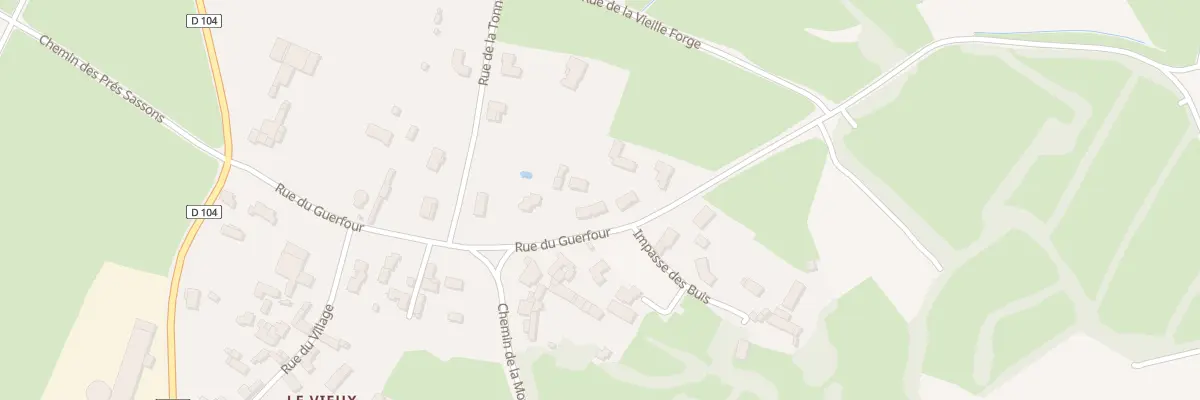 Plan du 19 Rue du Guerfour à Brûlain