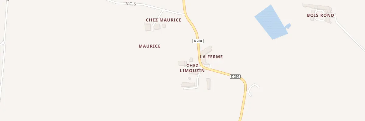 Plan du 5 Chez Limousin à Saint-Ciers-Champagne