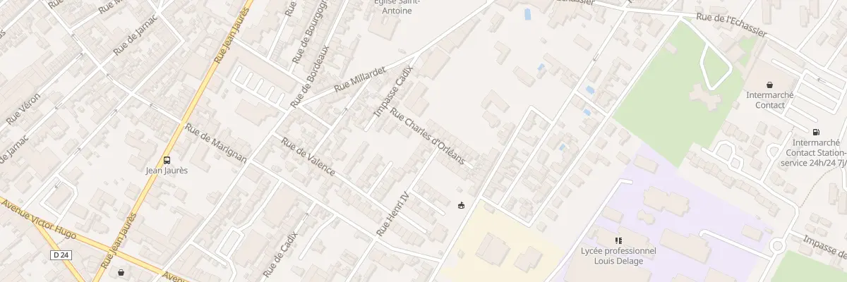 Plan du 11 Rue Henri IV à Cognac