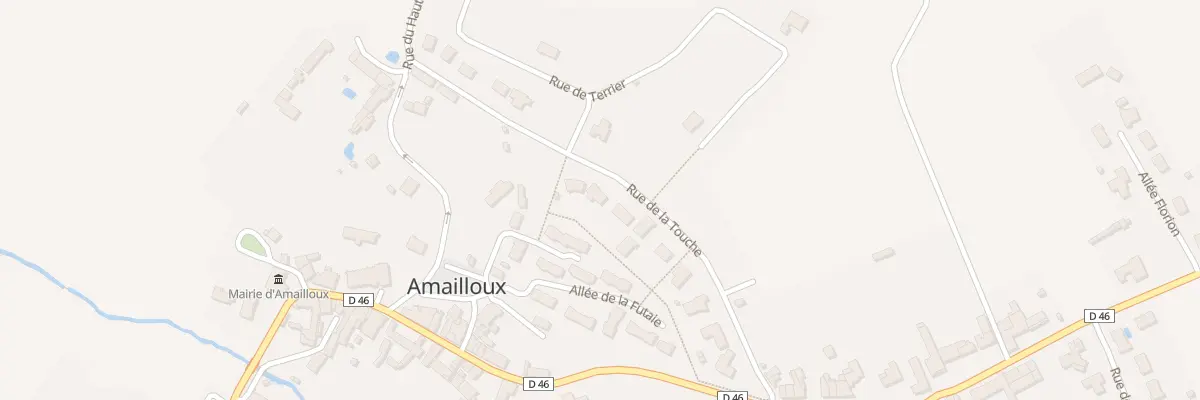 Plan du 10 Rue de la Touche à Amailloux