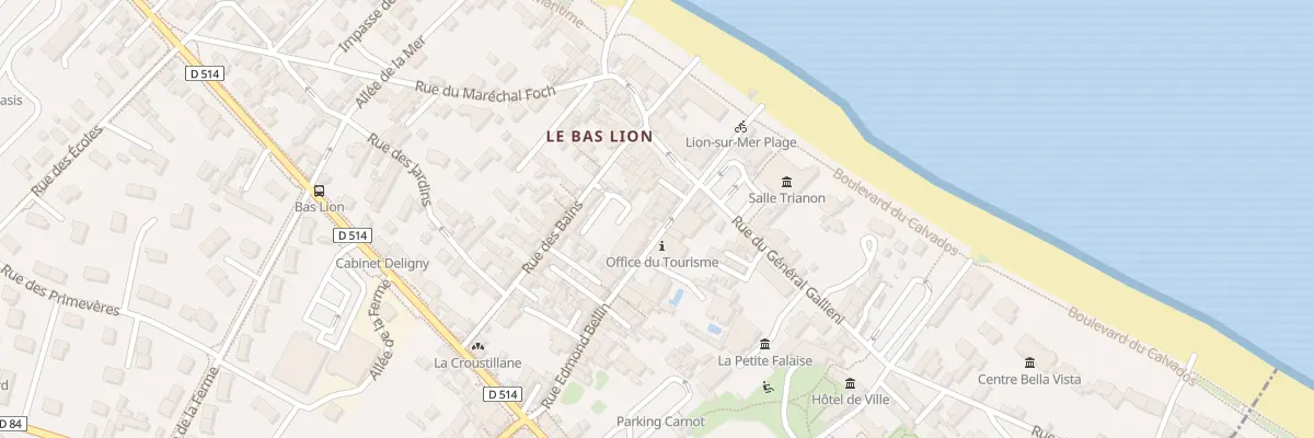 Plan du 33 Rue Edmond Bellin à Lion-sur-Mer