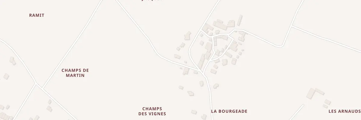 Plan du 2 Cr 29 Champ de Jacquet à Chepniers