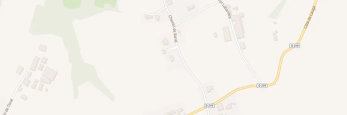 Plan du 199 Che Barat à Lalonquette