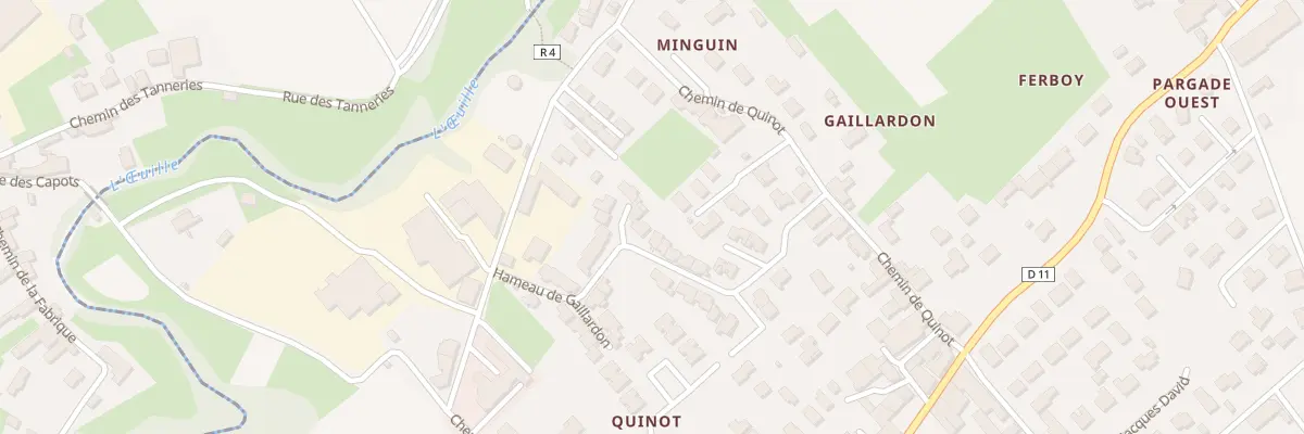 Plan du 24 Ham de Gaillardon à Cadillac-sur-Garonne