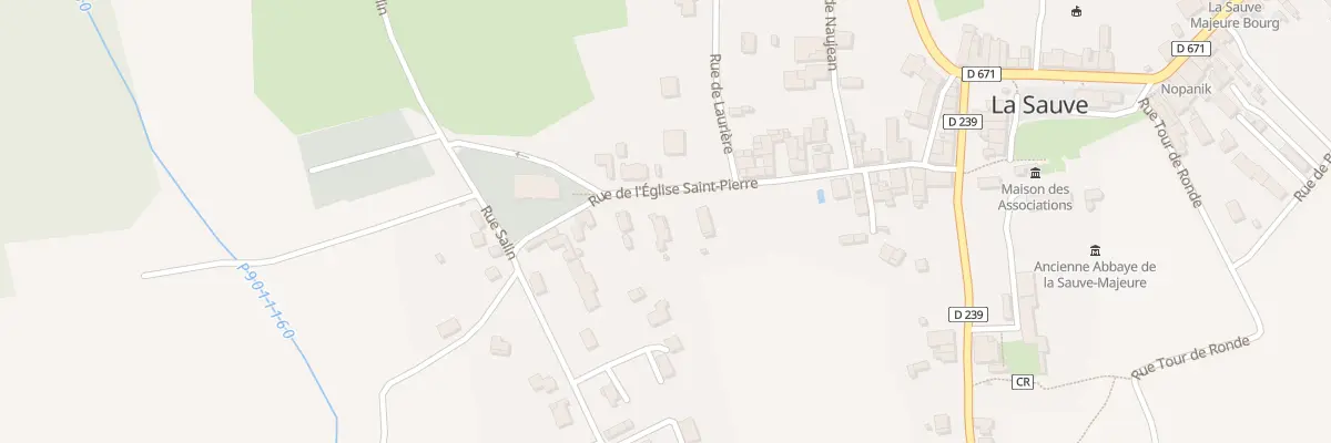 Plan du 24 Rue de l’Eglise St Pierre à La Sauve