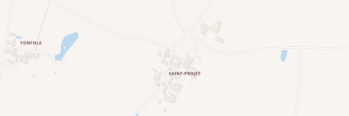 Plan du 5076 Saint Projet à La Chapelle-Bâton