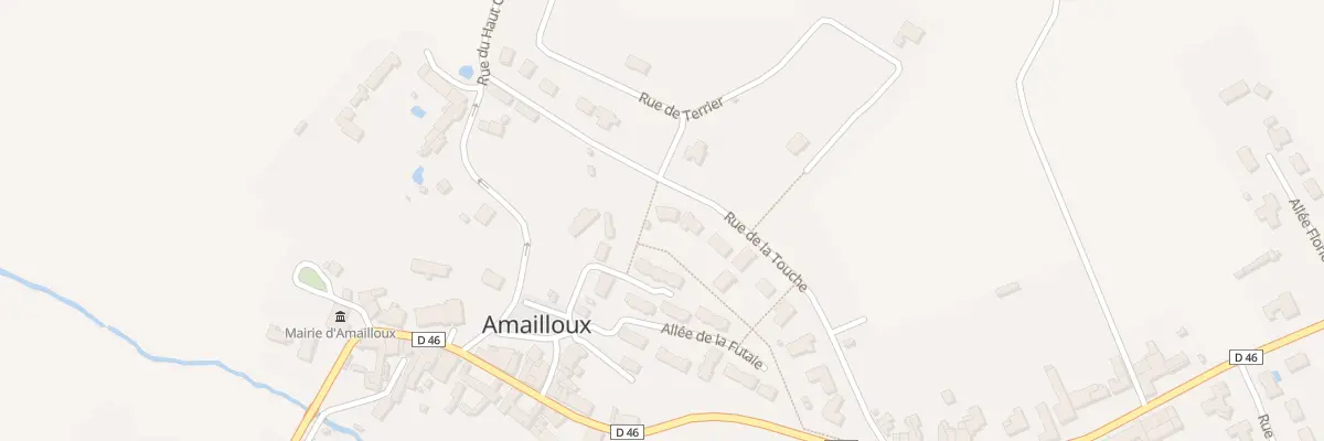 Plan du 8 Rue de la Touche à Amailloux