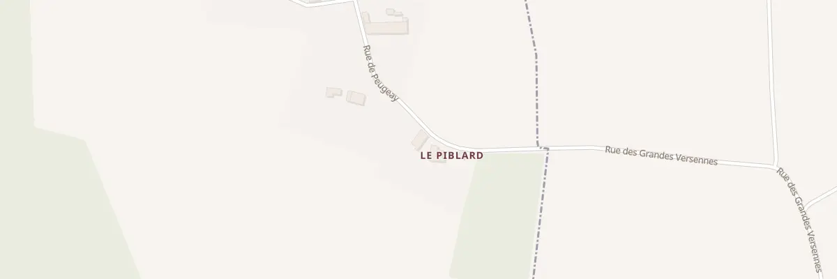 Plan du 16 Rue de Peugeay à Sousmoulins