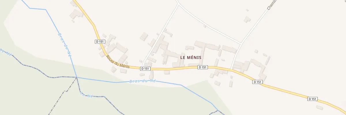Plan du 16 Rte du Ménis à Saint-Fort-sur-le-Né