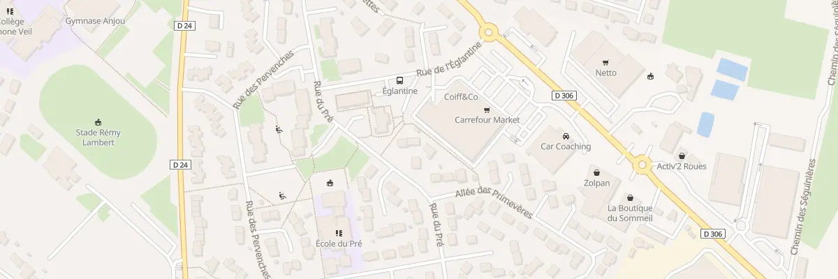Plan du 10 Rue du Pré à Sablé-sur-Sarthe