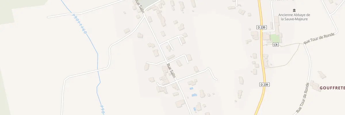 Plan du 26 Rue de Salin à La Sauve