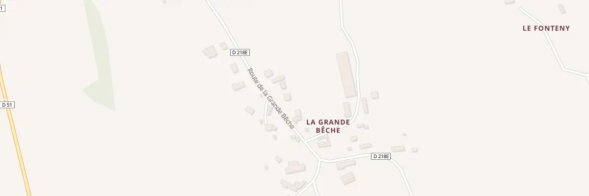 Plan du 103 La Grande Beche à Saint-Hilaire-de-Briouze