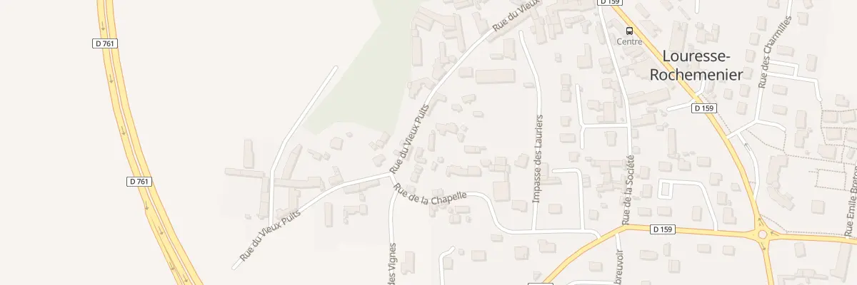 Plan du 11 Rue du Vieux Puits à Louresse-Rochemenier