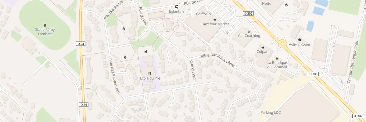Plan du 15 Rue du Pré à Sablé-sur-Sarthe