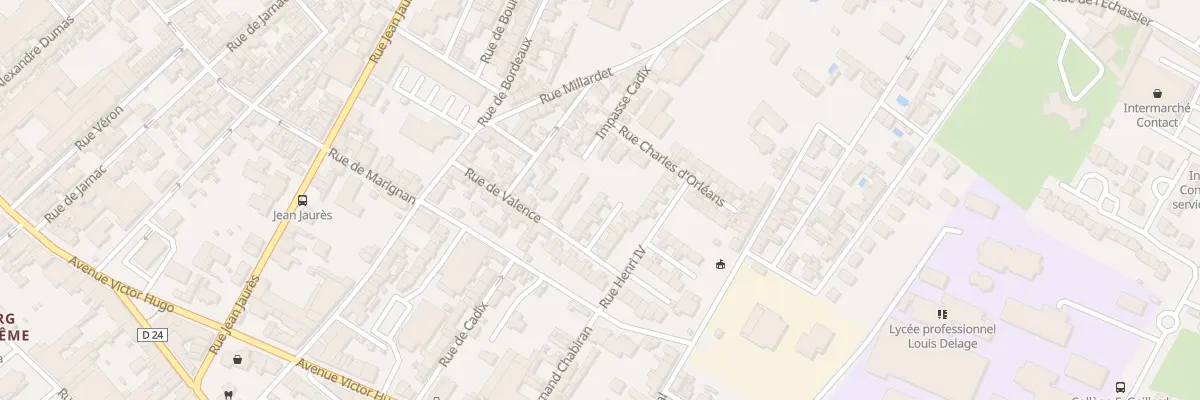 Plan du 9 Rue de la Pleiade à Cognac