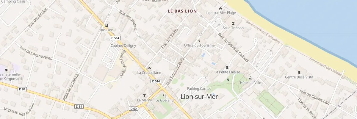 Plan du 15 Rue Edmond Bellin à Lion-sur-Mer