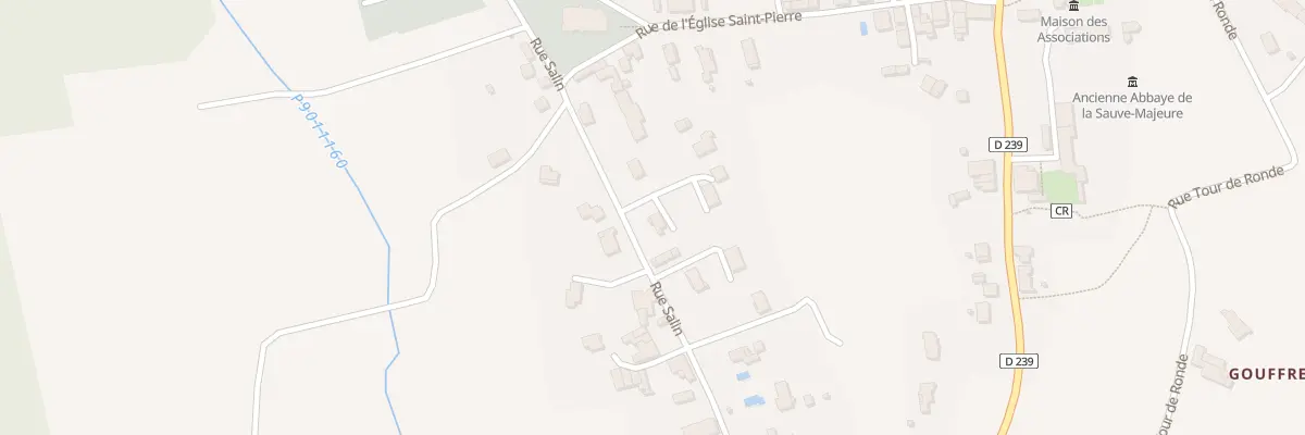 Plan du 24 Rue de Salin à La Sauve