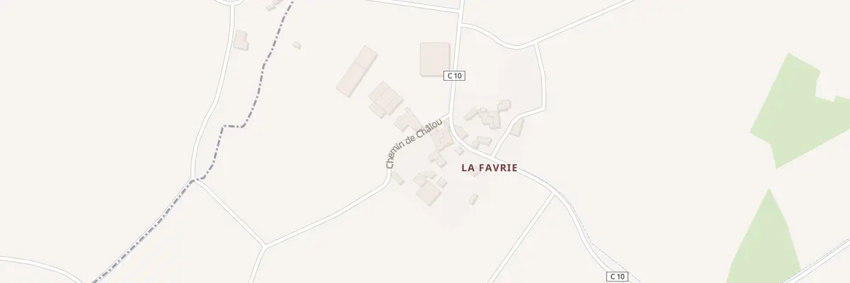 Plan du 4 Chem du Clos la Favrie à Secondigné-sur-Belle