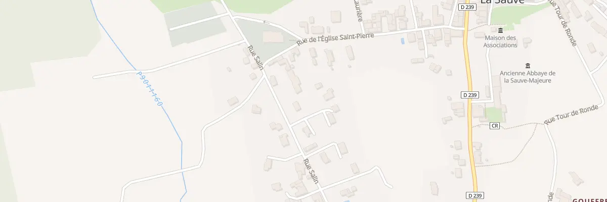 Plan du 18 Rue de Salin à La Sauve