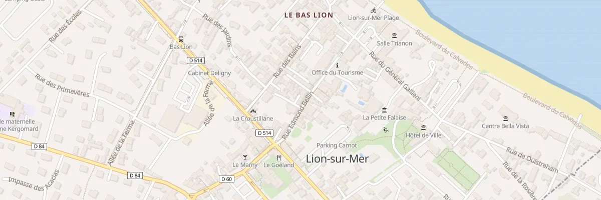 Plan du 11 Rue Edmond Bellin à Lion-sur-Mer