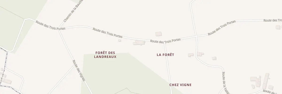 Plan du 13 Rte des Trois Portes à Vanzac