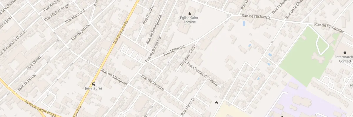 Plan du 28 Rue de Mahon à Cognac
