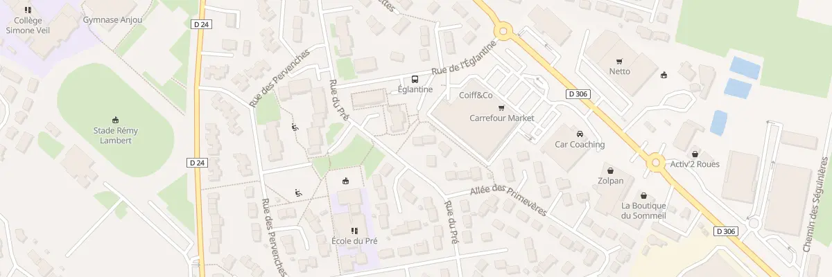 Plan du 8 Rue du Pré à Sablé-sur-Sarthe