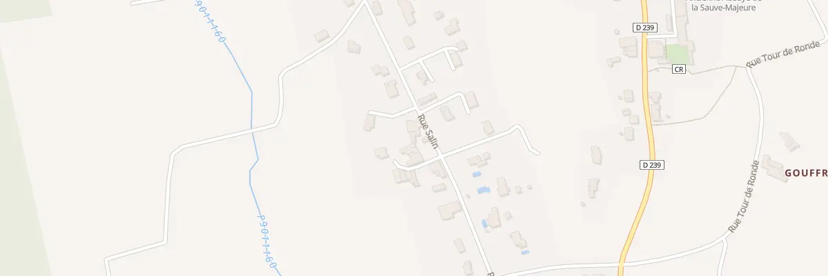 Plan du 27 Rue de Salin à La Sauve