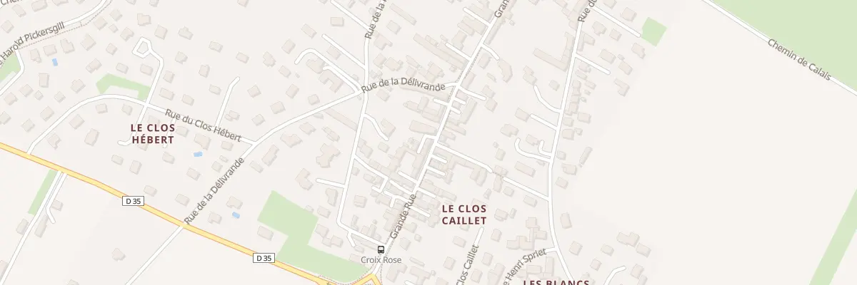 Plan du 624 Grande Rue à Hermanville-sur-Mer