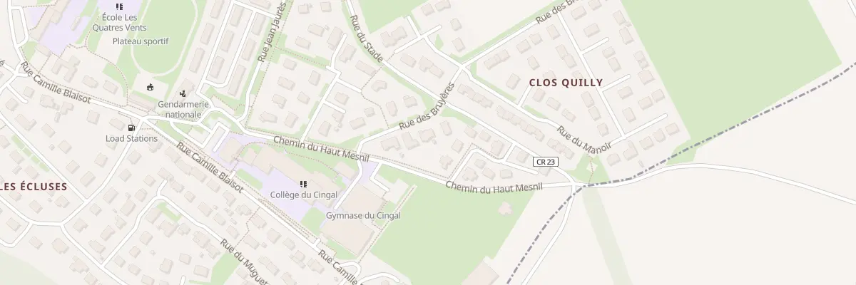 Plan du 6 Rue des Bruyères à Bretteville-sur-Laize