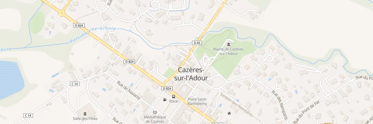 Plan du 80 Av du Comte de Dampierre à Cazères-sur-l’Adour