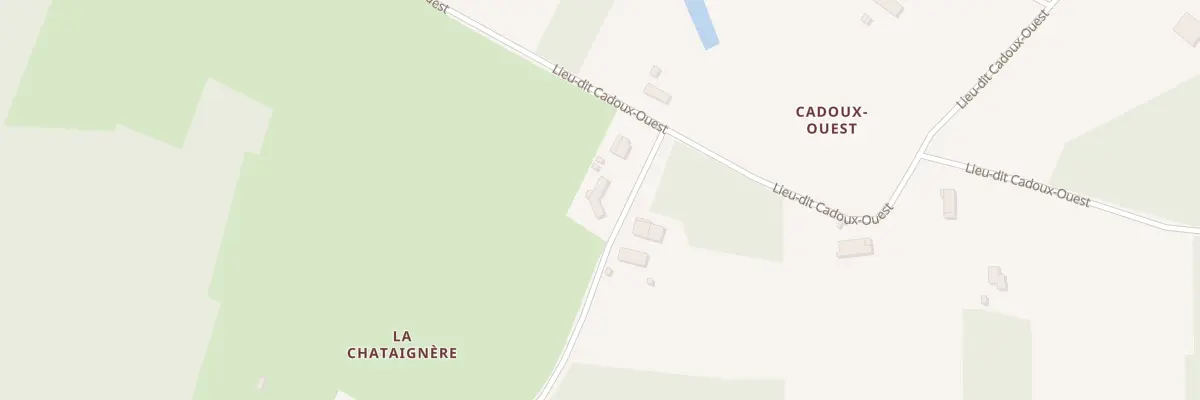 Plan du 2 La Chataignere à Tizac-de-Lapouyade