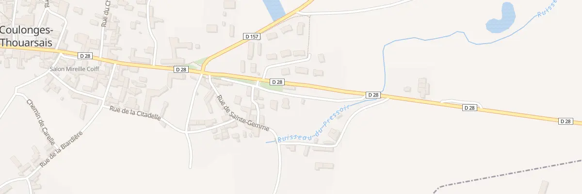 Plan du 6 Rue de St Varent à Coulonges-Thouarsais