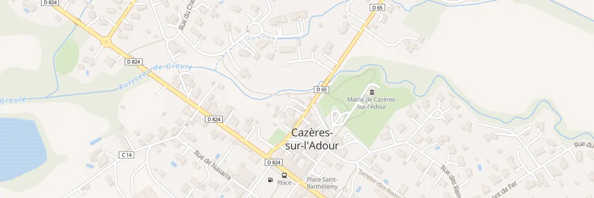 Plan du 109 Av du Comte de Dampierre à Cazères-sur-l’Adour