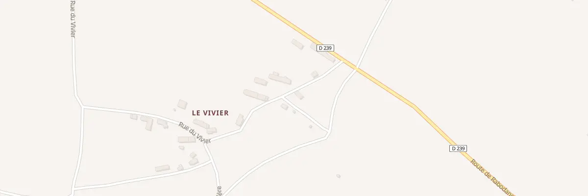 Plan du 14 Rue du Vivier à Ménil-Hermei