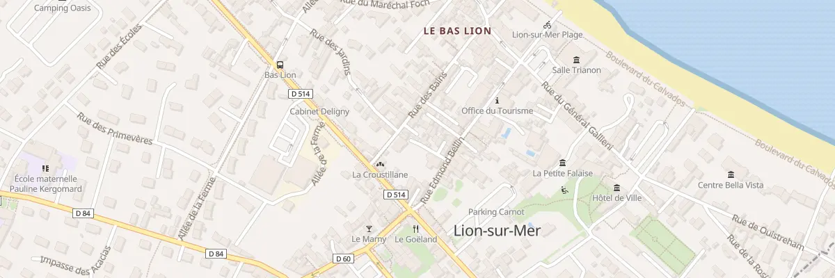 Plan du 7 Rue Edmond Bellin à Lion-sur-Mer